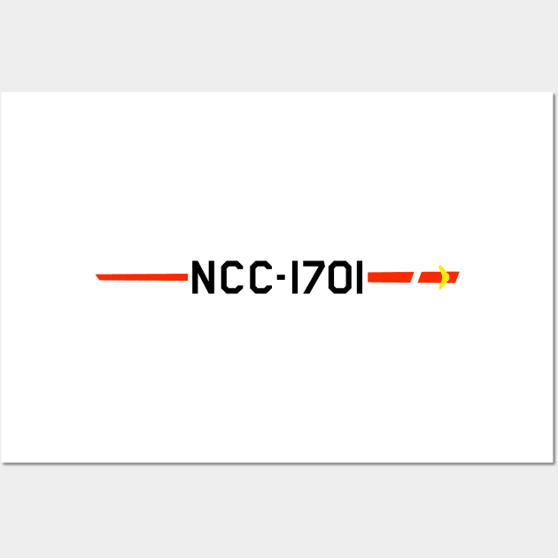 NCC-1701 Wall Art by Teephemera